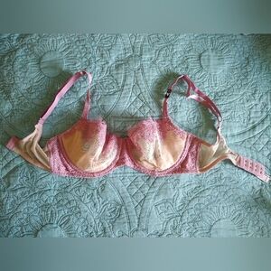 NWT VS Beige & Mauve Dream Angels Unlined Bra 32D